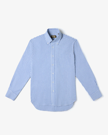 CLASSIC BUTTON DOWN SHIRT in BLUE CANDY STRIPE