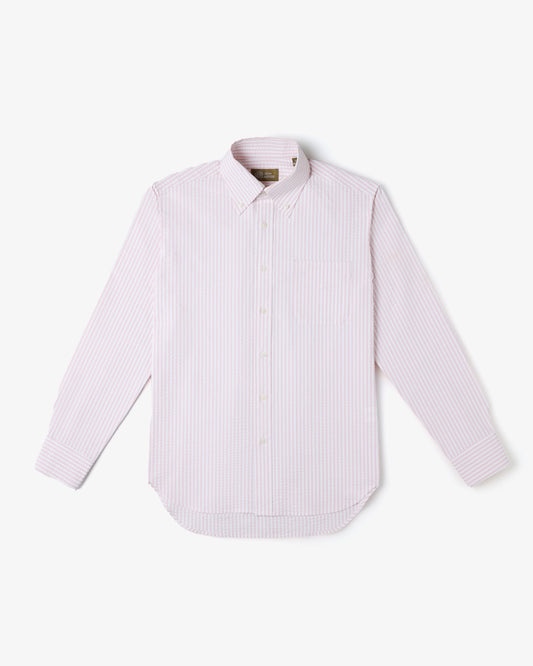 CLASSIC BUTTON DOWN SHIRT in PINK CANDY STRIPE