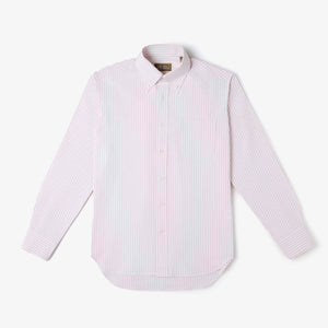 CLASSIC BUTTON DOWN SHIRT in PINK CANDY STRIPE