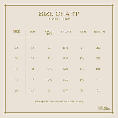 JAPANESE SELVEDGE STONE WASH DENIM