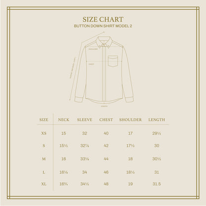 BUTTON DOWN SHIRT in DARK DENIM