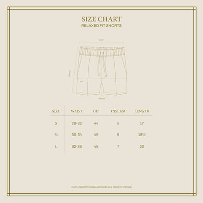 RELAXED FIT SHORTS in OLIVE GREEN LINEN