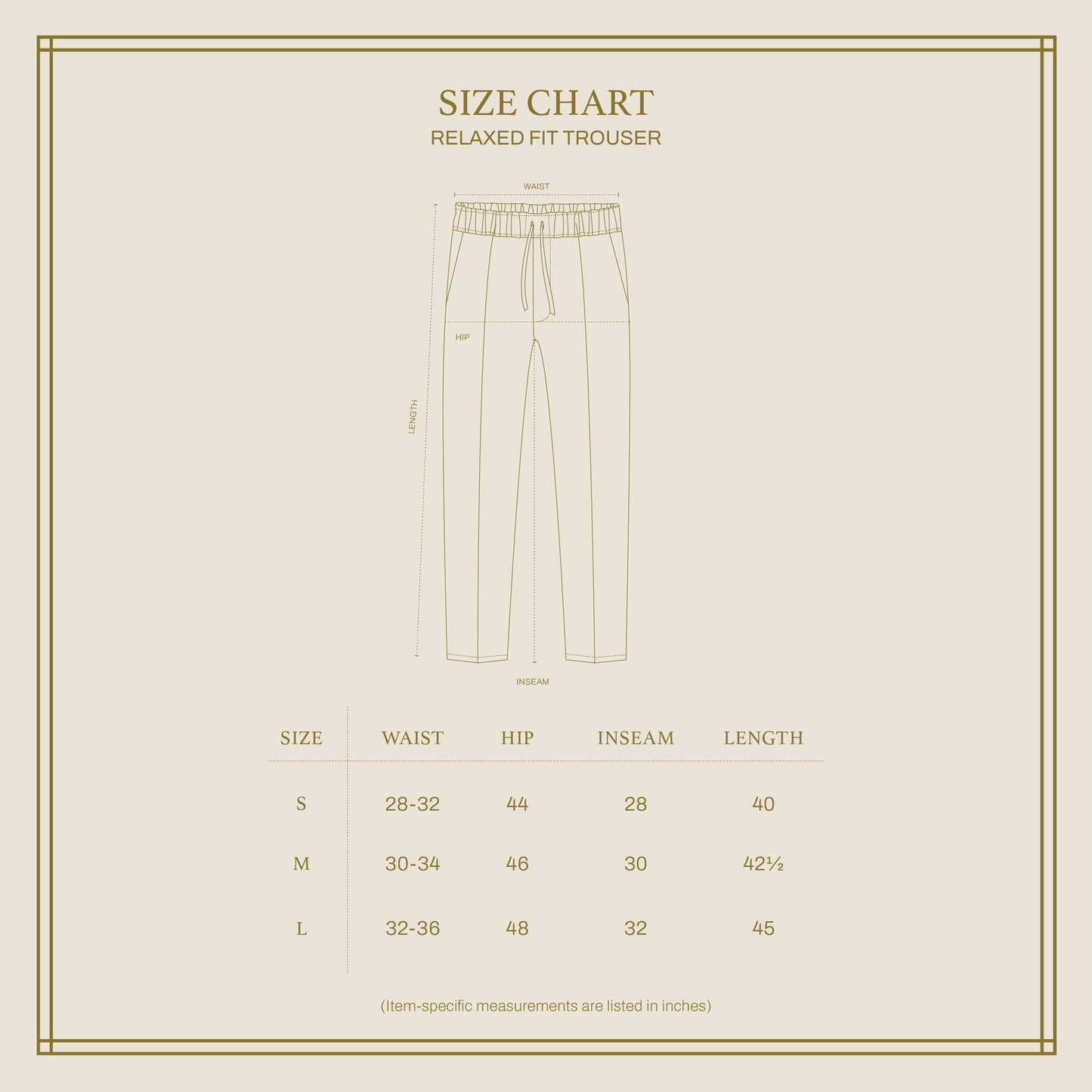 RELAXED FIT TROUSER in OLIVE GREEN LINEN