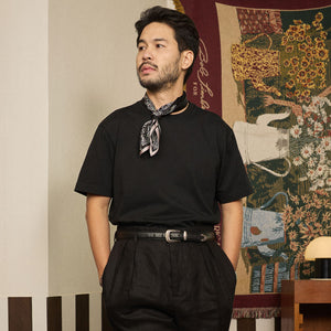 CREW T-SHIRT in BLACK