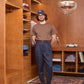 VINTAGE CREW T-SHIRT in CEDAR BROWN