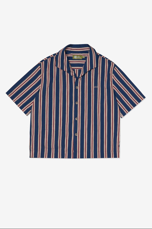 ONE PIECE COLLAR SHIRT IN STRIPED