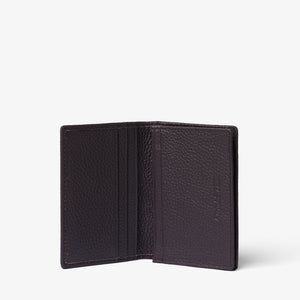 MULTI CARD WALLET in ESPRESSO GRAINED