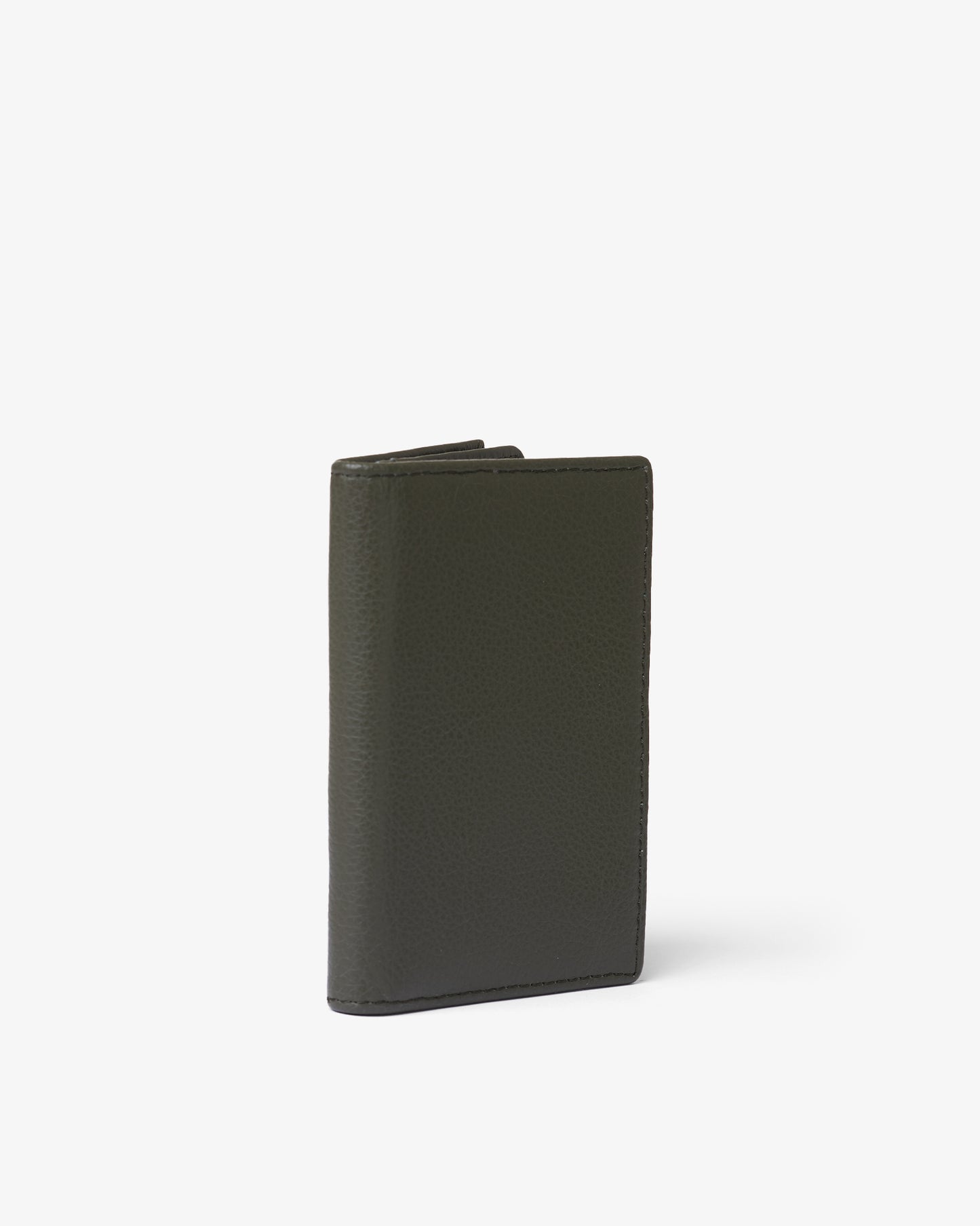 MULTI CARD WALLET in OLIVE GRAINED