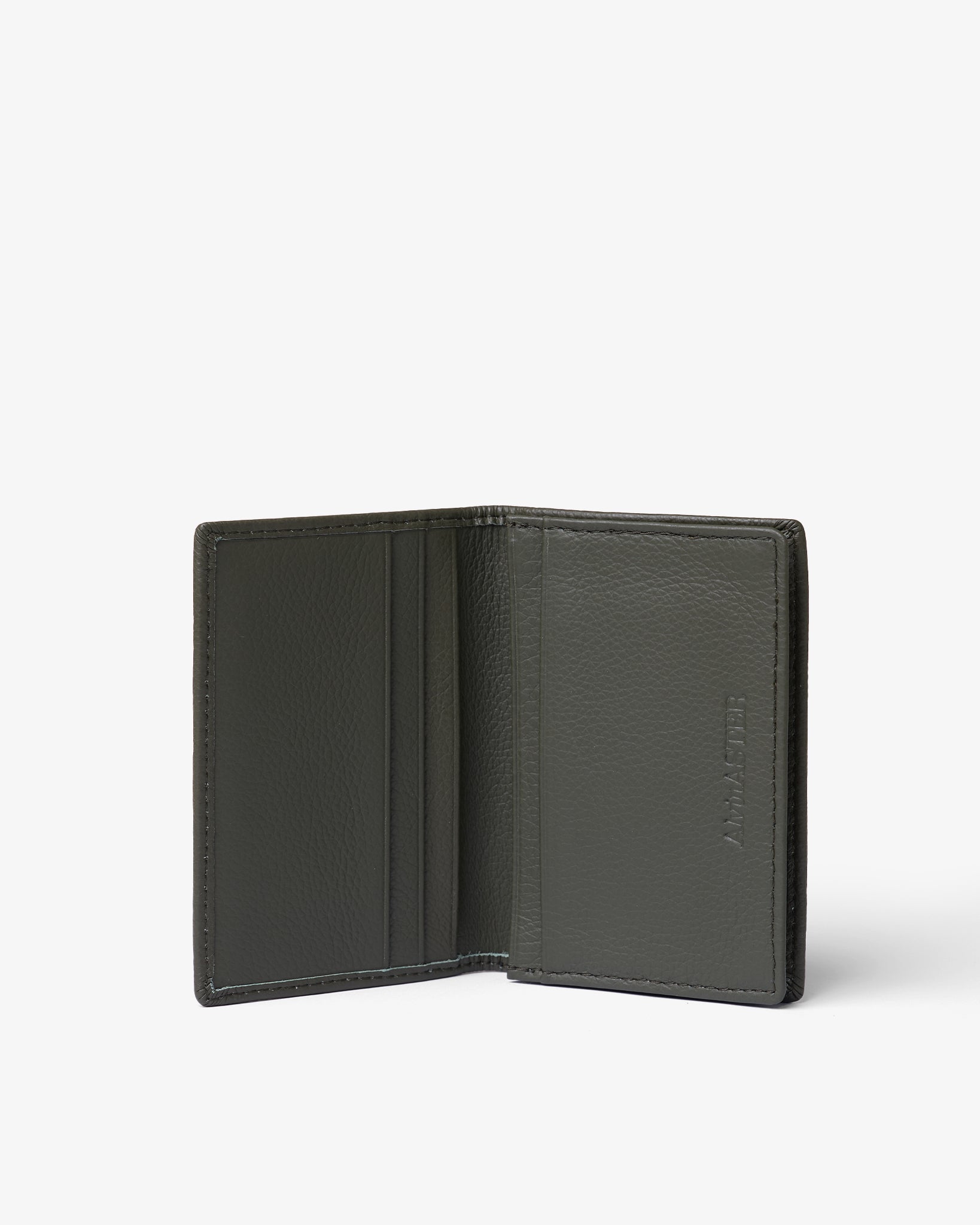 MULTI CARD WALLET in OLIVE GRAINED