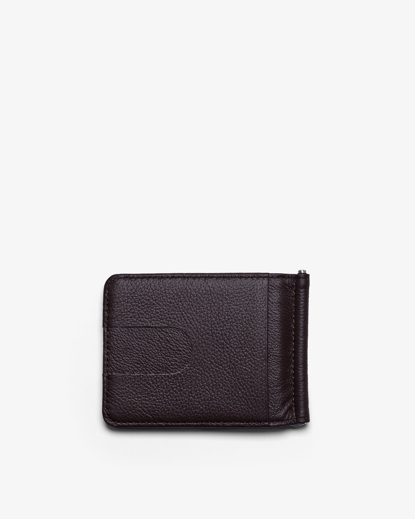 BILL CLIP WALLET in ESPRESSO  GRAINED