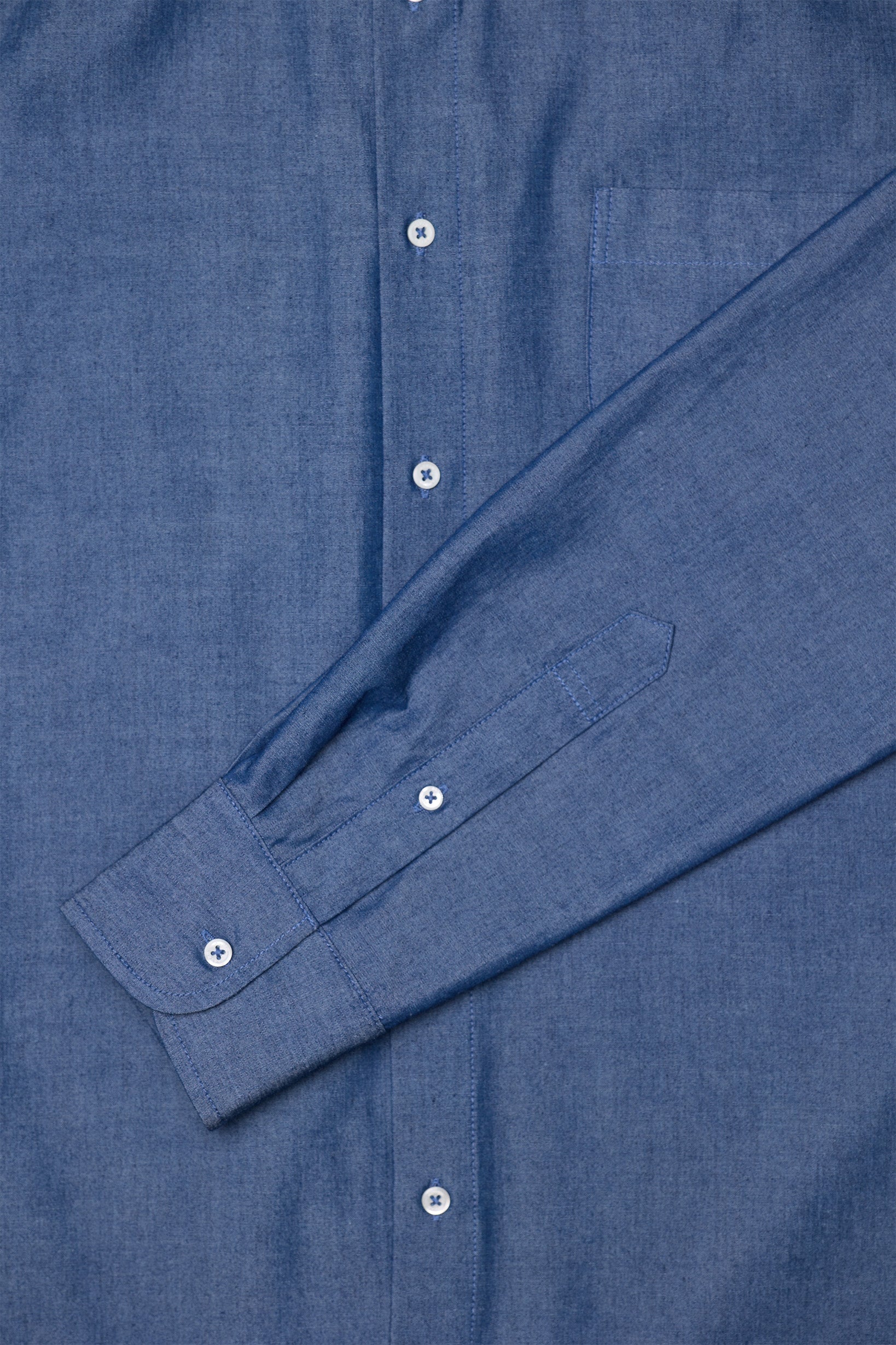 BUTTON DOWN SHIRT in DENIM