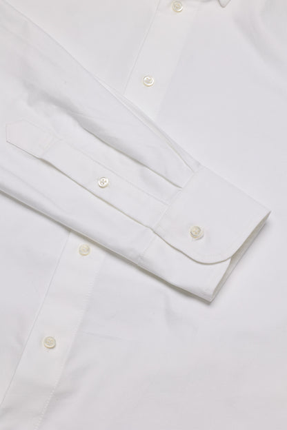 BUTTON DOWN SHIRT WITH POCKET in OFF WHITE