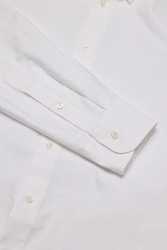 BUTTON DOWN SHIRT WITH POCKET in OFF WHITE
