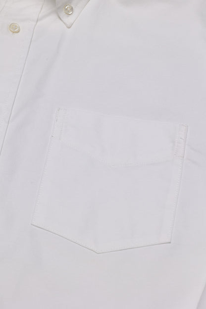 BUTTON DOWN SHIRT WITH POCKET in OFF WHITE