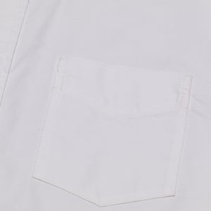 BUTTON DOWN SHIRT WITH POCKET in OFF WHITE