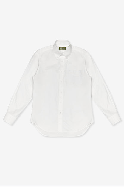 BUTTON DOWN SHIRT WITH POCKET in OFF WHITE