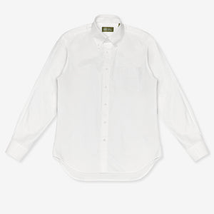 BUTTON DOWN SHIRT WITH POCKET in OFF WHITE