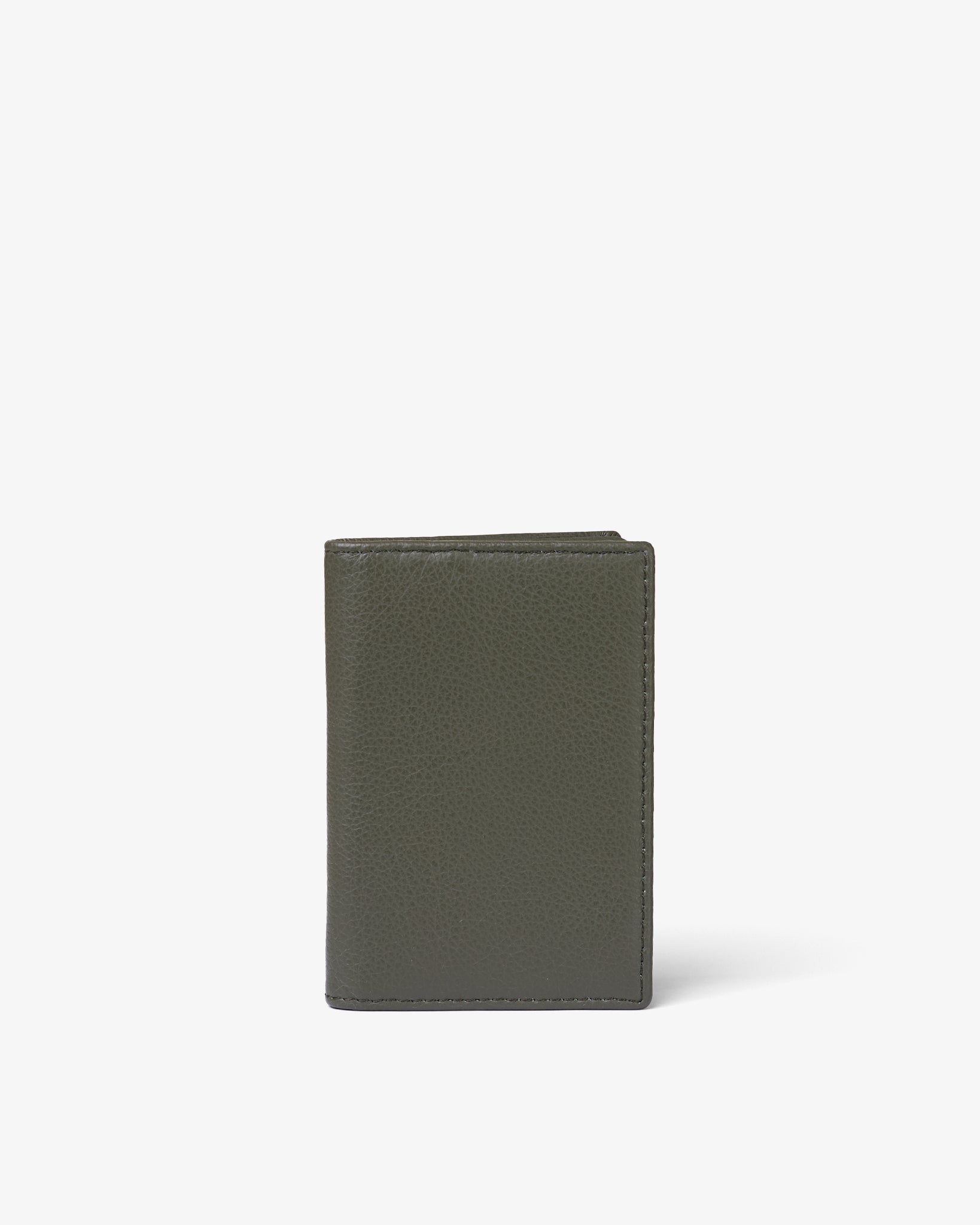 MULTI CARD WALLET in OLIVE GRAINED