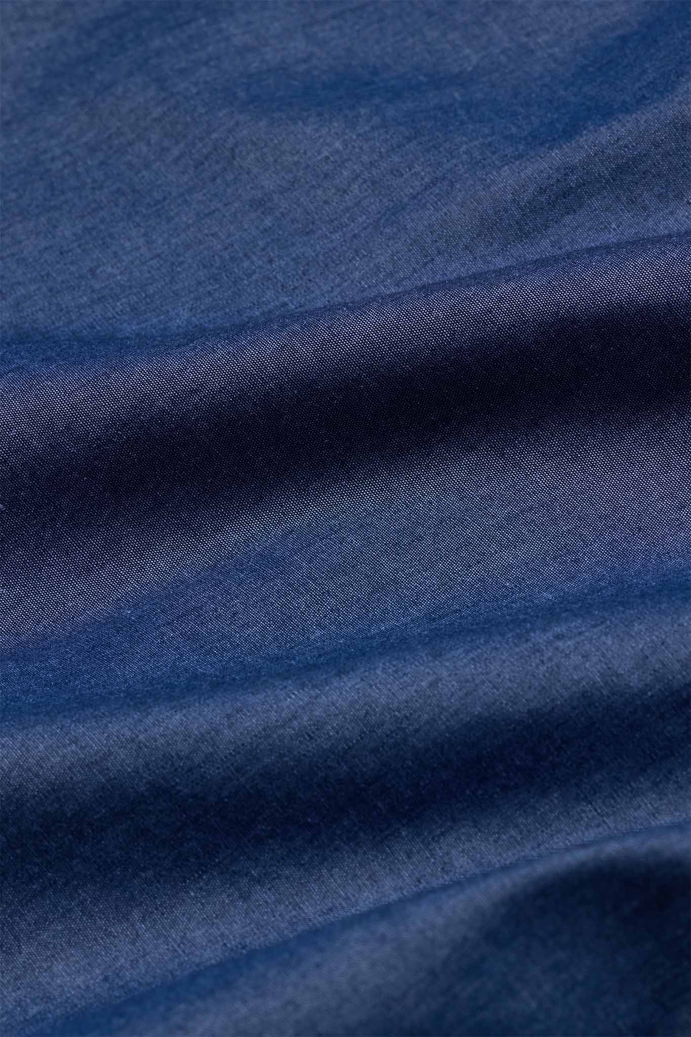 BUTTON DOWN SHIRT in ONE WASHED DENIM