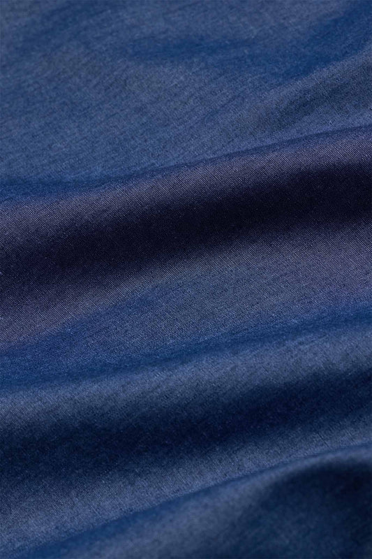 BUTTON DOWN SHIRT in ONE WASHED DENIM