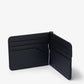 BILL CLIP WALLET in BLACK FINE GRAINED
