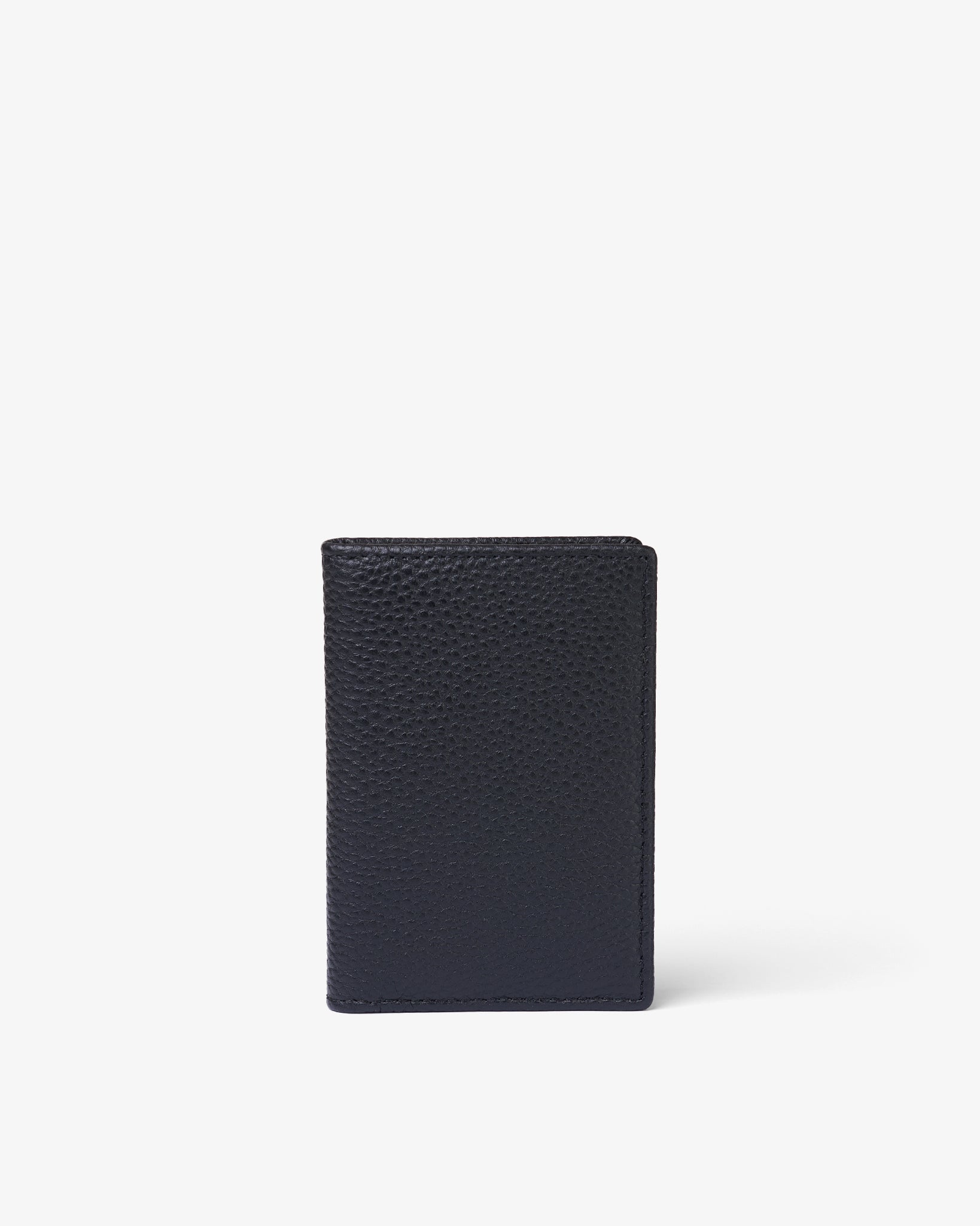 MULTI CARD WALLET in BLACK GRAINED