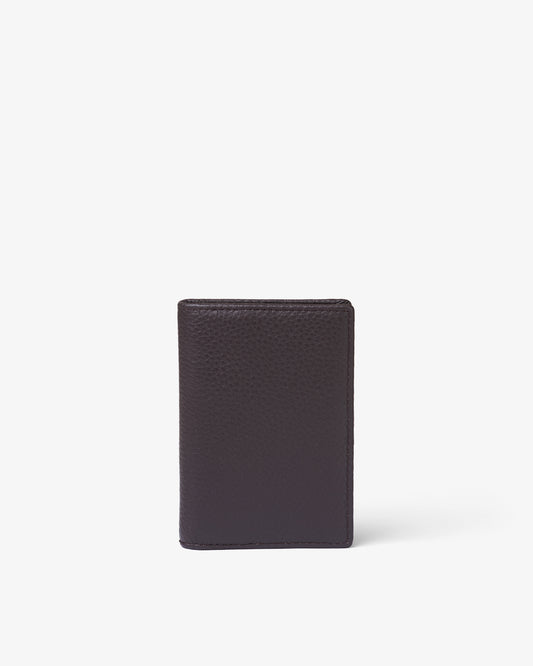 MULTI CARD WALLET in ESPRESSO GRAINED