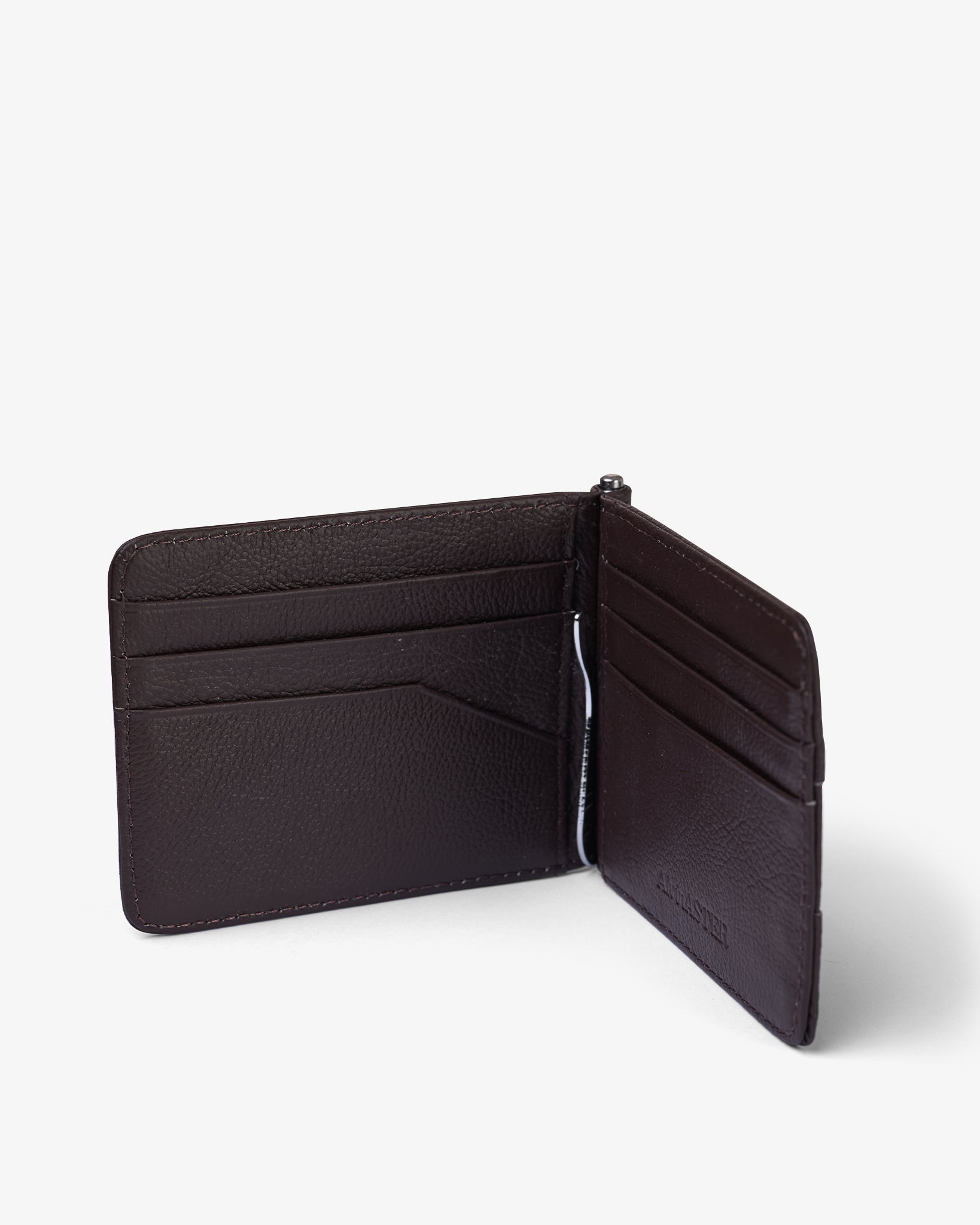 BILL CLIP WALLET in ESPRESSO  GRAINED