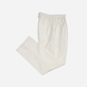 RELAXED FIT TROUSER in OFF-WHITE LINEN