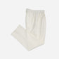 RELAXED FIT TROUSER in OFF-WHITE LINEN