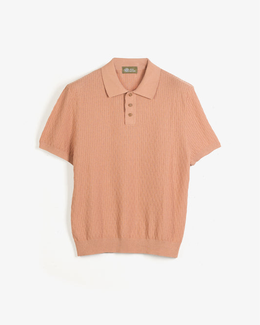 KNITTED POLO SHIRT in CORK