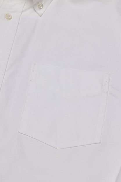 BUTTON DOWN SHIRT WITH POCKET in OFF WHITE