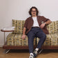 BOWLING SHIRT in BROWN LINEN