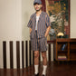 RELAXED FIT SHORTS in STRIPED