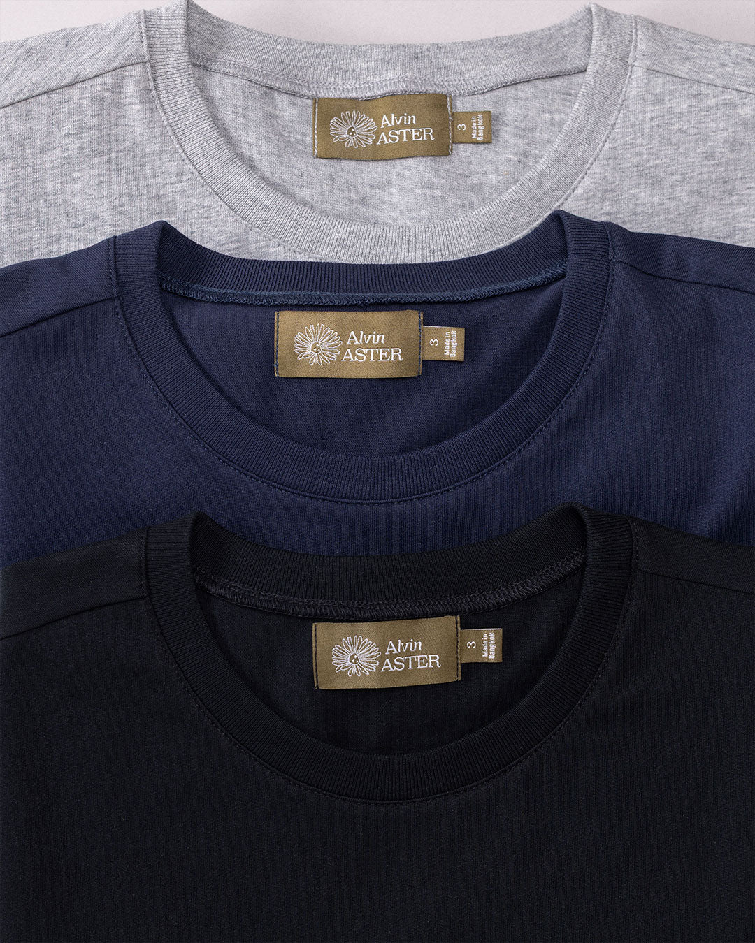 CREW T-SHIRT in GREY