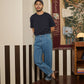CREW T-SHIRT in NAVY BLUE