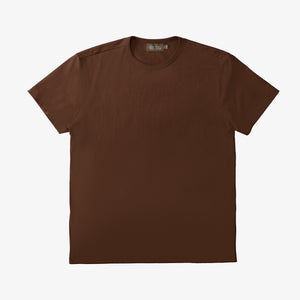 VINTAGE CREW T-SHIRT in CEDAR BROWN