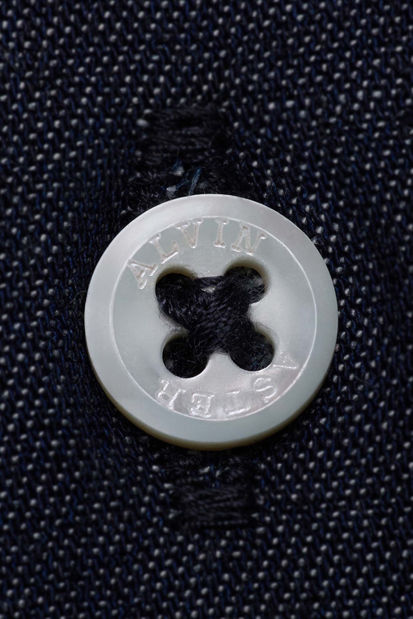 BUTTON DOWN SHIRT in DARK DENIM