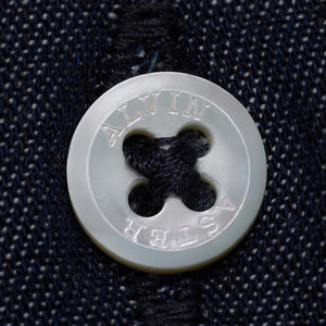BUTTON DOWN SHIRT in DARK DENIM