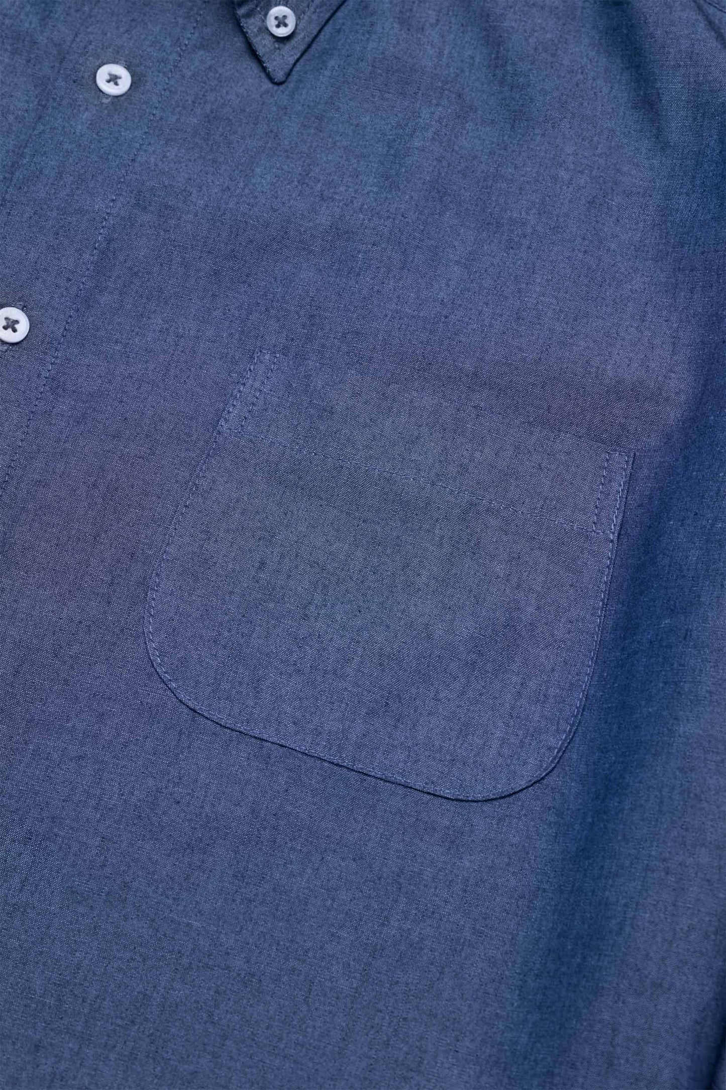 BUTTON DOWN SHIRT in DENIM