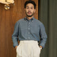 BUTTON DOWN SHIRT in CHAMBRAY