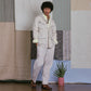SAFARI JACKET in LIGHT BEIGE LINEN