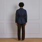 SAFARI JACKET in NAVY BLUE LINEN