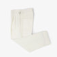 DOUBLE PLEATED TROUSERS in IVORY