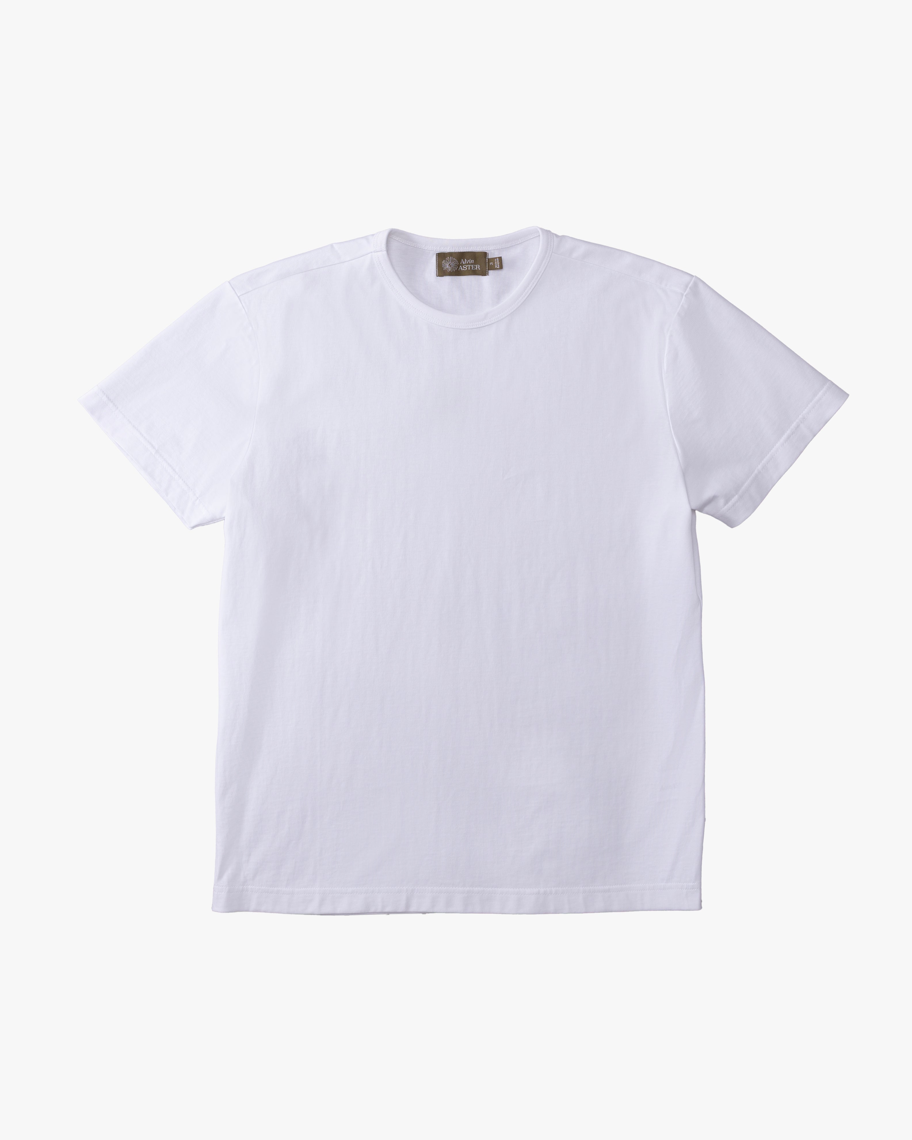 VINTAGE CREW T-SHIRT in WHITE